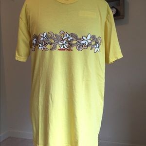 Yellow Hawaii T Shirt